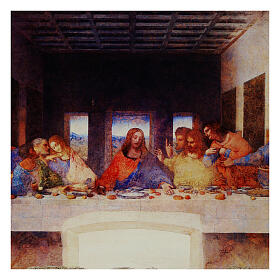 Last Supper Leonardo 18x24 cm Bottega Tifernate