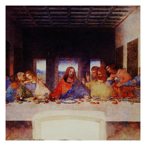 Last Supper Leonardo 18x24 cm Bottega Tifernate 2