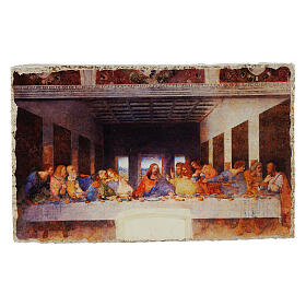 Last Supper by Leonardo, Bottega Tifernate, essential finish, 3.5x5 in