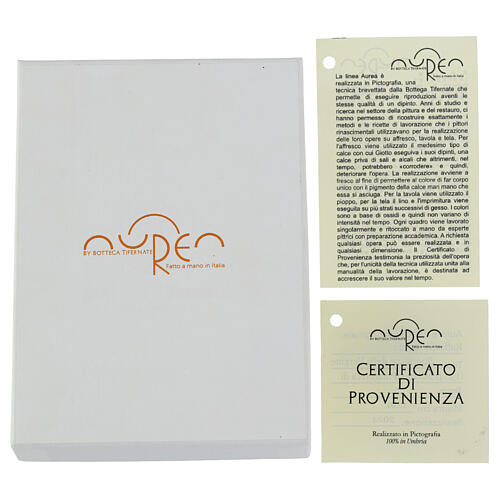 Last Supper by Leonardo, Bottega Tifernate, essential finish, 3.5x5 in 4