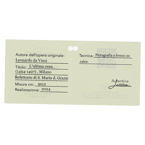 Cène Léonard Bottega Tifernate essential 9x12 cm 3