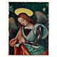 Angel by Pinturicchio, detail with retouch finish, Bottega Tifernate, 5x6 in s1