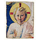 Madonna of the Shadows by Fra Angelico, detail with gold retouch, 3.5x5 in, Bottega Tifernate s1