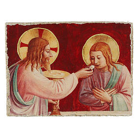 Communion of the Apostles by Fra Angelico, 3.5x5 in, essential finish, Bottega Tifernate