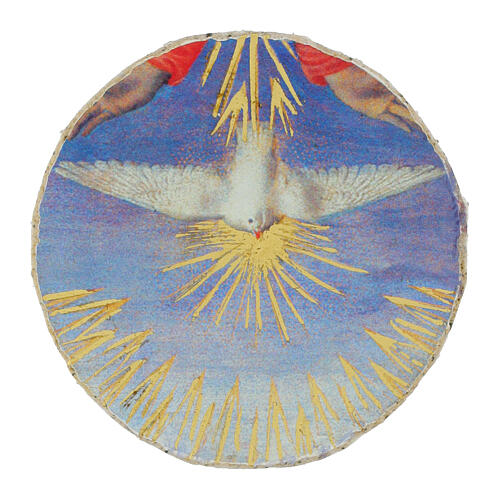 Madonna Sassoferrato detail diameter 6 cm Bottega Tifernate retouch 5