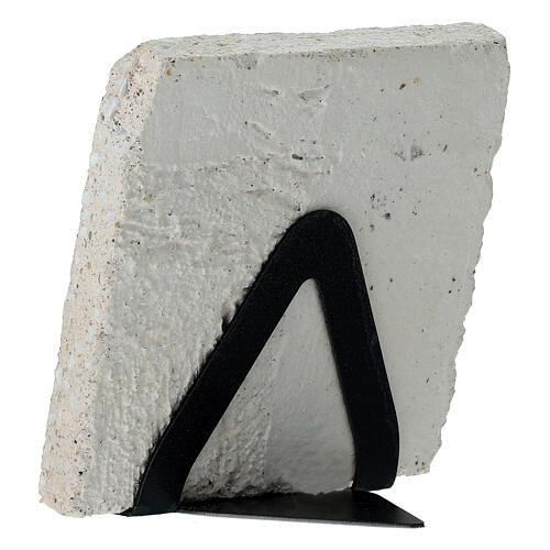 Battesimo di Cristo Leonardo retouch particolare 9x9 cm Bottega Tifernate 2