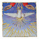 Battesimo di Cristo Leonardo retouch particolare 9x9 cm Bottega Tifernate s1