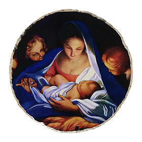 Natividad Carlo Maratta diámetro 6 cm Bottega Tifernate essential