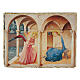 Annunciazione 9x12 cm Beato Angelico retouch Bottega Tifernate s1