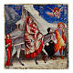 Flight into Egypt by Giotto, essential finish, 3.5x3.5 in, Bottega Tifernate s1