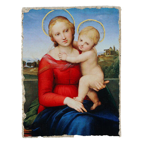 Small Cowper Madonna Raphael 9x12 cm Bottega Tifernate essential 1