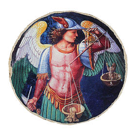 Saint Michael Luca Signorelli diameter 6 cm Bottega Tifernate essential