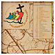 Mapa madera relieve Roma Jubileo 35x35 cm ed limitada s5