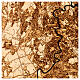 Carte de Rome en relief en bois Jubilé 2025 35x35 cm édition limitée s4