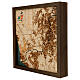 Mappa legno rilievo Roma Giubileo 35x35 cm ed limitata s3