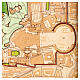 Mapa relieve madera Vaticano logo Jubileo 35x35 cm ed limitada s4