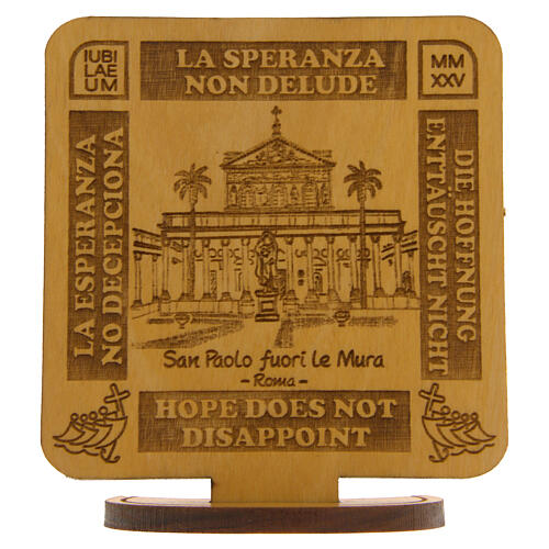 Quadretto Giubileo San Paolo fuori le Mura 7x7 Monastero Clarisse Albano Laziale 1