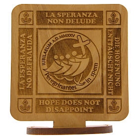 Jubilee standing image with official logo, 3x3 in, Monastery of the Poor Clare Nuns of Albano Laziale