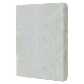 Quadretto marmo logo Giubileo 2025 Peregrinantes in Spem 10x10 cm Editrice Bella Immagine