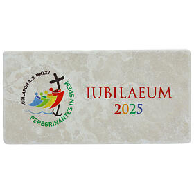 Quadretto marmo 10x20 cm logo ufficiale Iubilaeum 2025 Editrice Bella Immagine