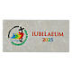 Magnes 5x10 cm z marmuru, oficjalne logo Jubileuszu 2025, Wydawnictwo Bella Immagine s1