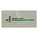 Calamita marmo logo ufficiale Giubileo 2025 latino 5x10 cm Editrice Bella Immagine s1