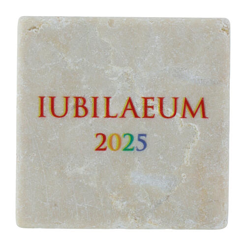 Aimant Iubilaeum 2025 marbre 5x5 cm Éd. Bella Immagine 1