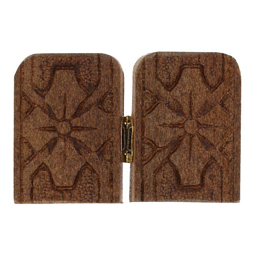 Dittico legno San Pietro Logo Giubileo 4x3 2