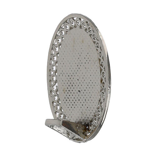 Quadretto ovale logo Giubileo metallo 4x3 cm 2