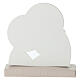 Bomboniera con base Sacra Famiglia 8x9 cm s4
