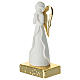 Praying Angel with golden base, 3x2x6 in s2