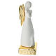 Praying Angel Statue with Golden Base, 7x5x15 cm s4