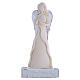 Escultura Ángel corazón base y alas plateadas 7x5x15 cm s1