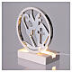 Lampada Cresima argentata LED 13x9 cm s3