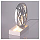 Lampada Cresima argentata LED 13x9 cm s4