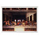 Tela di lino Ultima Cena Leonardo 25x35 cm s1