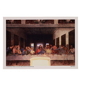 Ultima Cena Leonardo stampa su tela Bottega Tifernate 35x50 cm