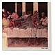 Last Supper by Leonardo, print on linen canvas, 20x28 in s4