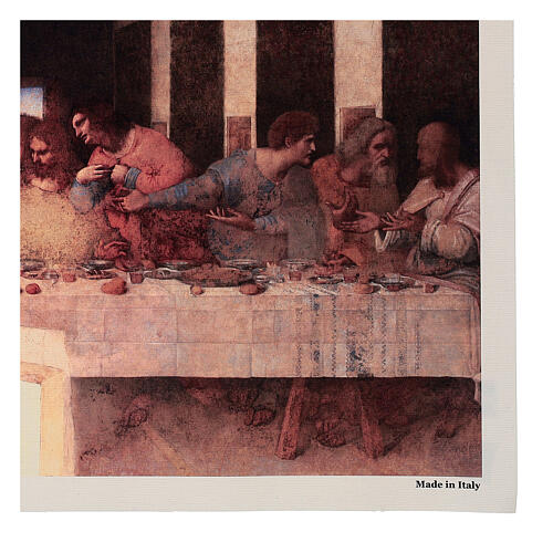 Ultima Cena Leonardo stampa su tela Bottega Tifernate 50x70 cm 4