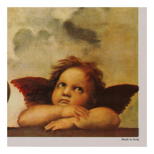 Anges de Raphaël impression sur toile de lin 25x35 cm 3