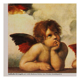 Gli Angeli di Raffaello stampa su tela Bottega Tifernate 25x35 cm