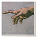 Die Erschaffung Adams – Detail „Die Hände“ nach Michelangelo, Kunstdruck auf Leinwand, 25x35 cm s4