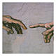 Creation of Adam hands detail linen canvas print by Artis, 25x35 cm s2