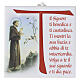 Tile depicting Saint Francis with Tau cross, 4x4 in s1