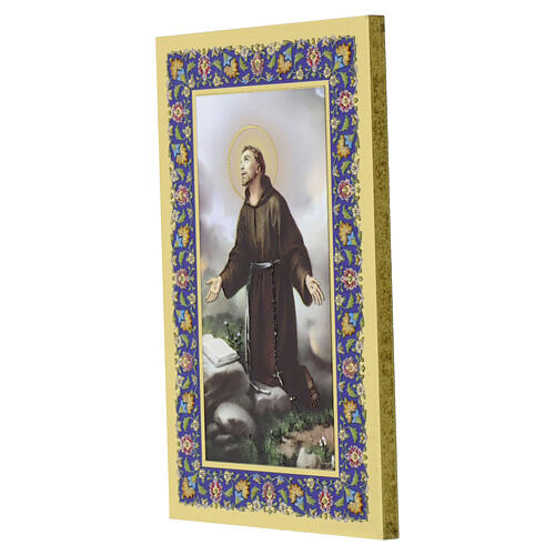 Saint Francis of Assisi Framed Picture on MDF, 15x10 cm 2