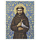 Tableau en chêne représentant Saint François d'Assise 25x18 cm s1