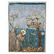 San Francisco predica a las aves retocado 9x12 cm Giotto Bottega Tifernate s1