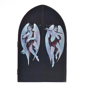 Cuadros, estampas y manuscritos iluminados: Tríptico Sagrada Familia estilo veneciano de Mario Eremita Cuadros, estampas y manuscritos iluminados: Tríptico Sagrada Familia estilo veneciano de Mario Eremita