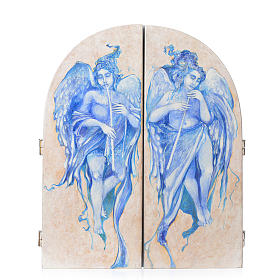 Cuadros, estampas y manuscritos iluminados: Tríptico Virgen con Niño artista Mario Eremita Cuadros, estampas y manuscritos iluminados: Tríptico Virgen con Niño artista Mario Eremita