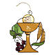 Holy Sacrament colored glass decoration s1